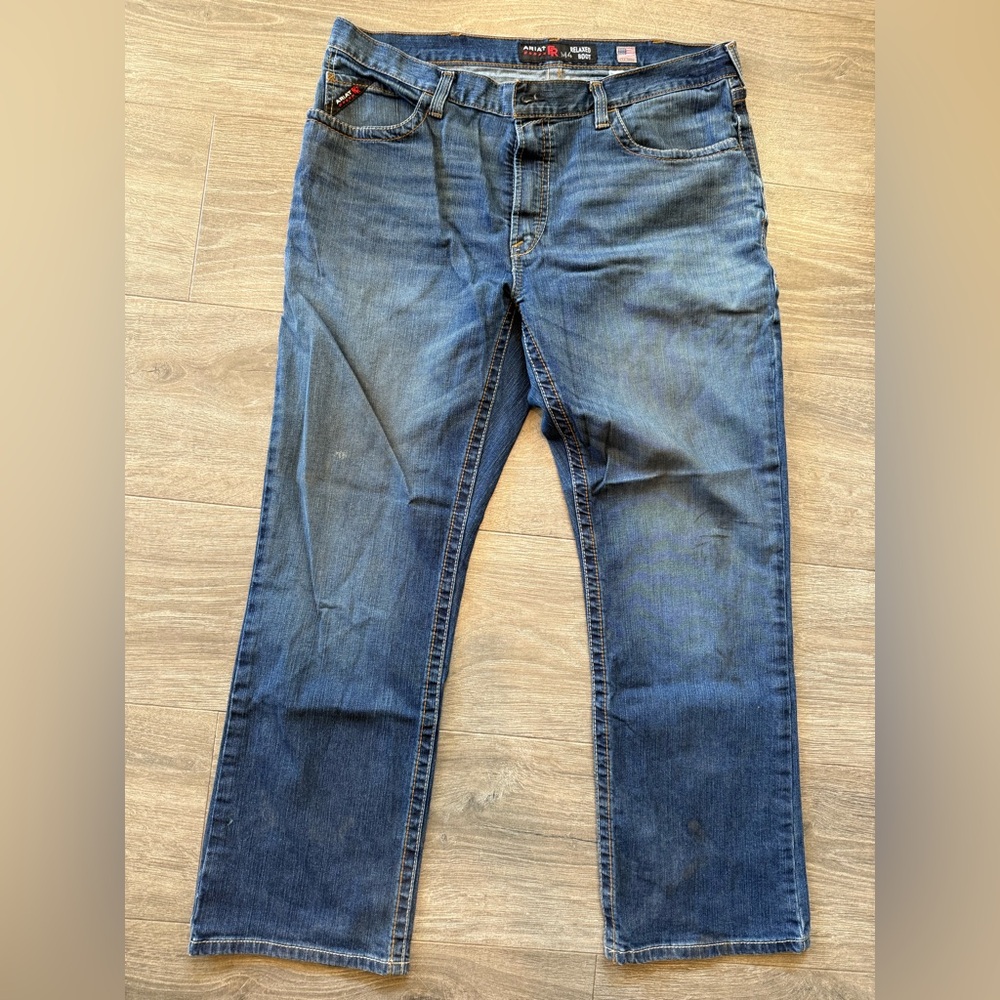 Ariat Men's Straight Blue Jeans